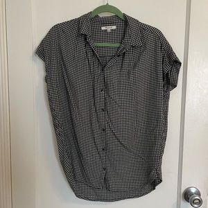 Madewell Courier Shirt in Black Gingham